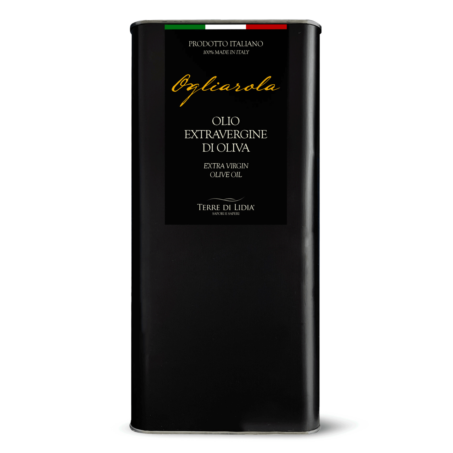 Cultivar Ogliarola - Olio Extravergine di Oliva - Lattina Metallica 5 Litri - Campagna 2024/2025