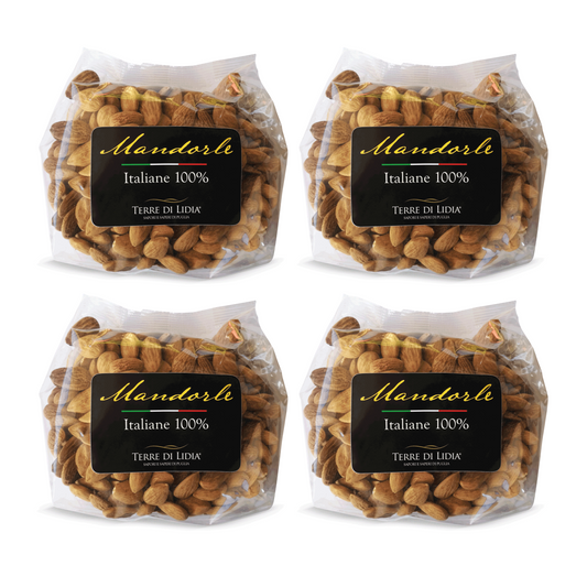 Mandorle dolci grezze sgusciate (4 Confezioni da 500g)