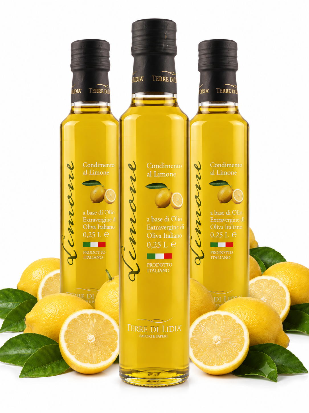 Condiment au citron à base d’huile d’olive extra vierge - 3 x 250 ml