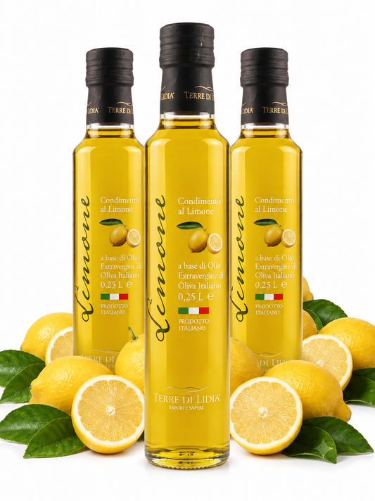 Condimento al Limone a base di Olio Extravergine di Oliva - 3 x 250ml